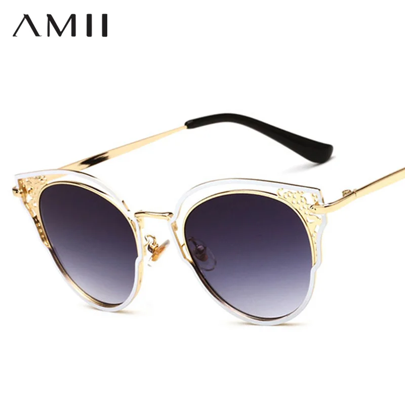 AMII New Black Clear Square Sunglasses Women Oversized Gradient Summer Style Classic Woman Sun Glasses Big Frame UV400 De So | Аксессуары