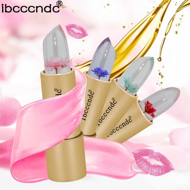 Прозрачная Увлажняющая помада для губ меняющая температуру водостойкий стойкий