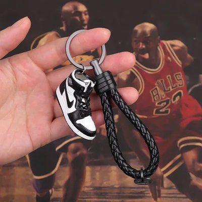 Кроссовки AJ key chain Jordan Баскетбольная обувь стерео сумка для обуви висячая ручная работа автомобильный брелок подарки для пары мужчин и женщин - Цвет: 19