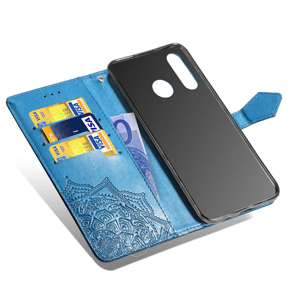 Чехол для Huawei P30 Lite MAR LX1M LX3A P30Lite Мягкая силиконовая задняя крышка P 30 кожаный флип