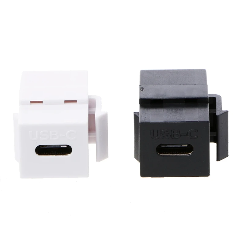 2021 Новый USB 3 1 Тип C женский разъемом Jack настенная розетка адаптер для монтажа на