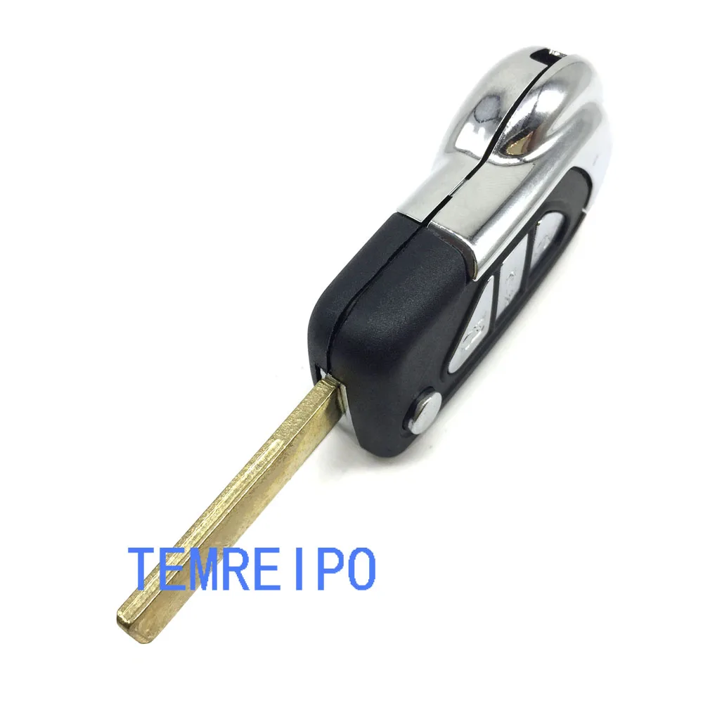 Запасные ключи 3 кнопки флип чехол для citroen c1 c2 c3 c5 система ввода ключей|blanks for