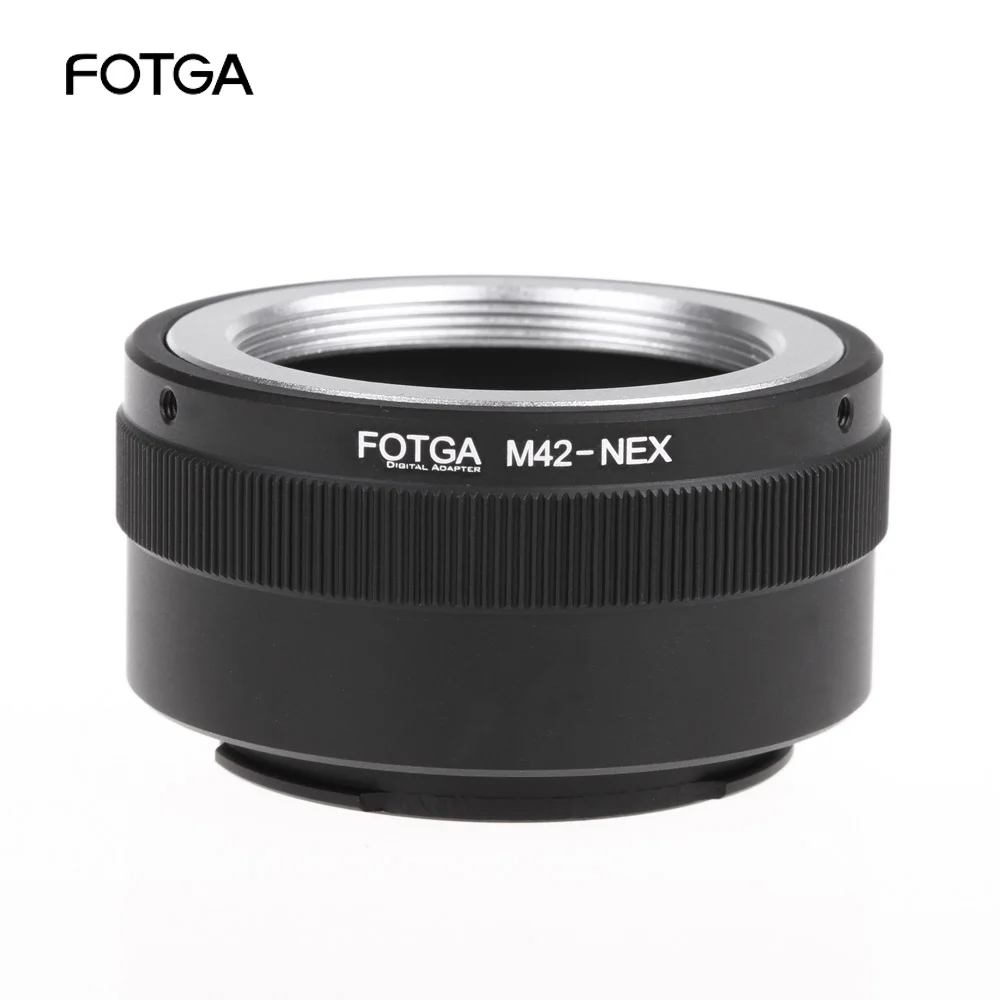 

Fotga M42 Metal Lens Adapter Ring Adapter Ring M42 Lens to for SONY NEX E-mount Camera NEX NEX3 NEX5n NEX5t A7 A6000 Black