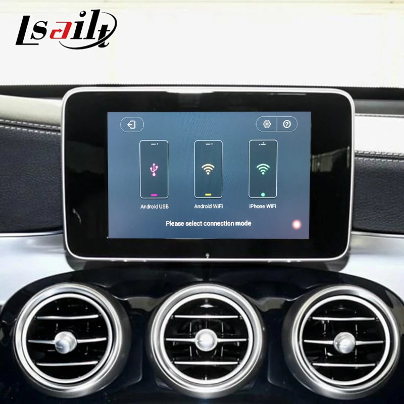 LsailtAndroid 7 1 GPS навигация видео Интерфейс коробка для Mercedes Benz 2015-2019 NTG5.0-5.4