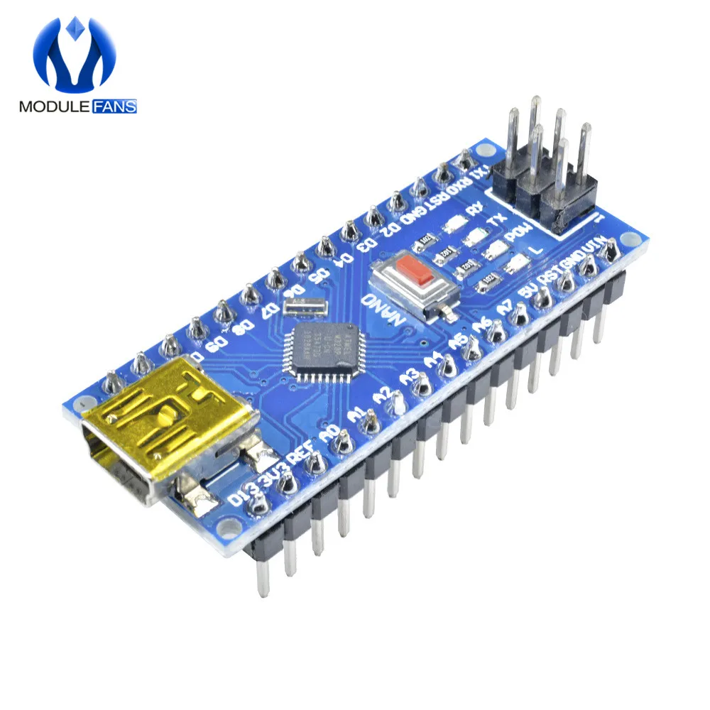 

5PCS CH340 G CH340G NANO V3.0 3.0 Atmega328 ATmega328P Module For Arduino 5V 16M Driver Board Micro Controller Mini USB
