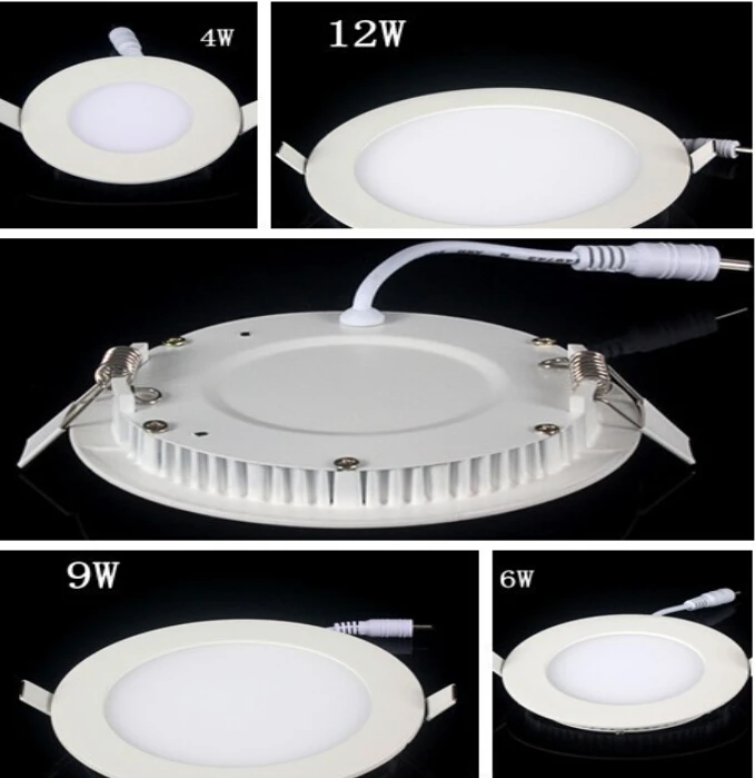 Бесплатная доставка Диммируемый светодиодный светильник 3 Вт 6 9 12 15 18 Круглый
