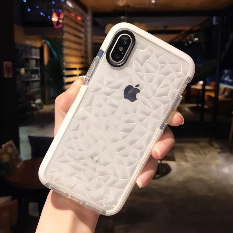 Kuutti Squishy Роскошные прозрачные 3D мягкие женские чехлы из ТПУ для iPhone 6 6S 7 8 Plus X XR XS Max