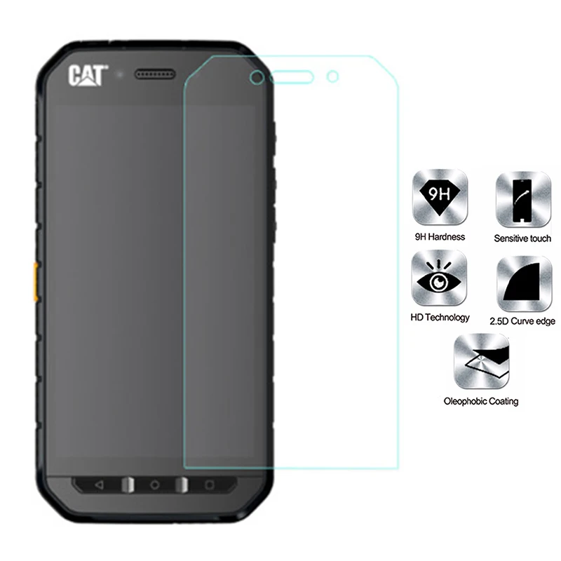 Закаленное стекло для гусеницы Cat S41 чехол двух SIM карт взрывозащищенное Защитное