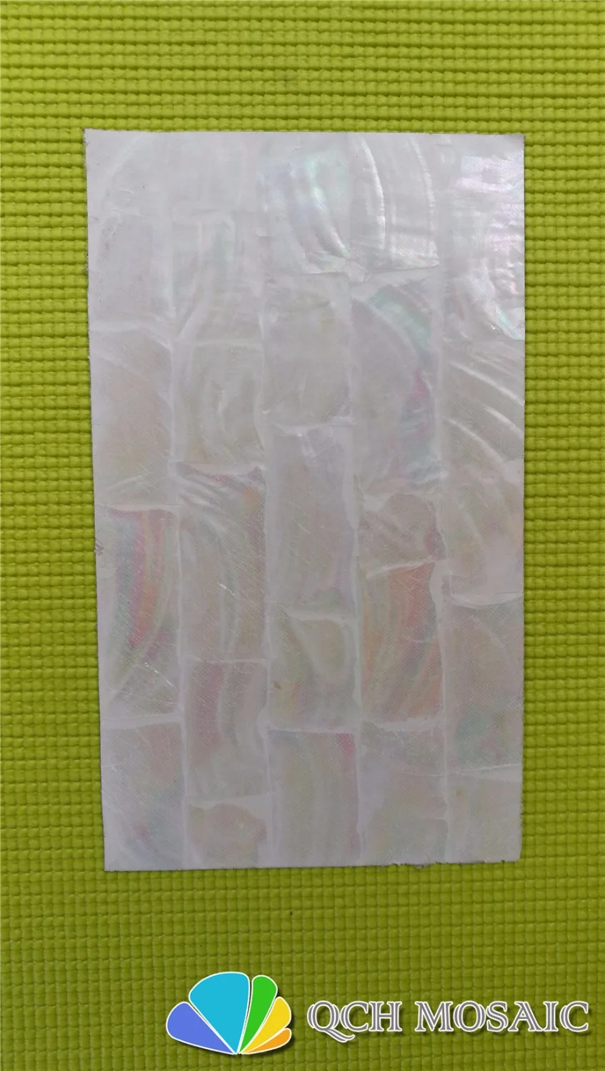 

Flexible white freshwater shell mother of pearl laminate sheet shell veneer self-adhesive sticker backing 10pcs/lot qch124