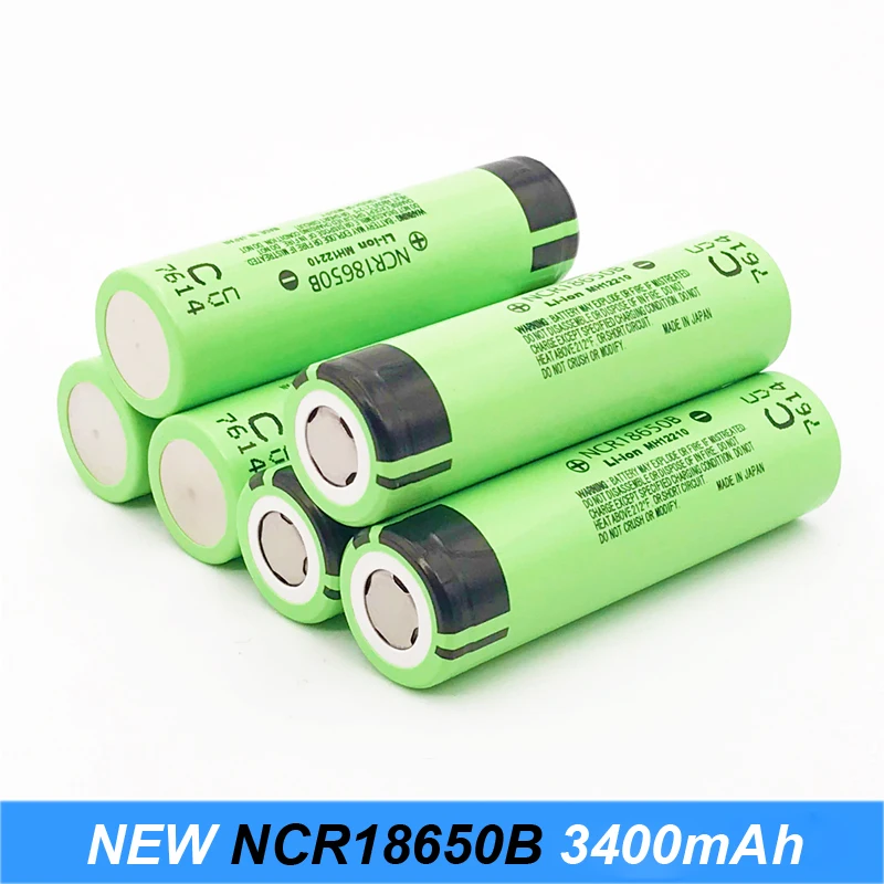 Новый оригинальный аккумулятор 18650 3400 мАч NCR18650B 3 7 В для аккумуляторов
