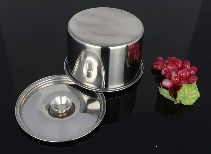 Толстая крышка немагнитная нержавеющая соусница цилиндр для приправ чашка яиц