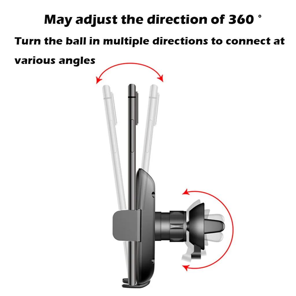 Автоматический телескопический Автомобильный держатель для телефона с