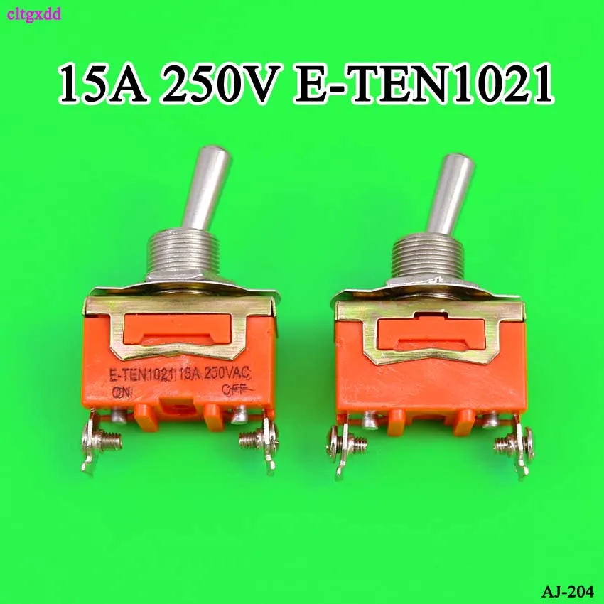 Cltgxdd 1 шт. SPST 2Pin тяжелый переменный ток 15 А 250 В DPDT ВКЛ/ВЫКЛ клавишный переключатель