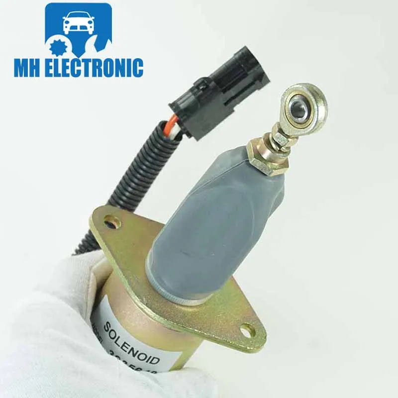 MH Electronic for Cummins 6CT Diesel Parts Engine Stop Solenoid 12V 3935650 3935649 Fuel Shutdown Shut off Valve | Автомобили и