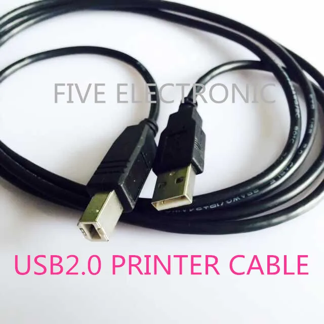 Бесплатная доставка! Соединительный кабель для принтера USB2.0 (1 5 м).