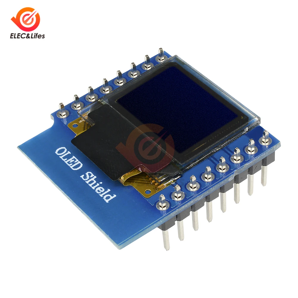 Модуль ЖК-дисплея D04 0 66 дюйма 64X48 IIC I2C OLED для WEMOS D1 MINI ESP32 модуль микро Интернет