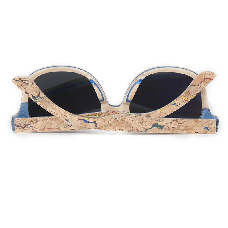BOBO BIRD AG021 брендовые дизайнерские уникальные пробковые деревянные солнцезащитные очки для мужчин и женщин Роскошные вариации ретро очки поляризованные солнцезащитные очки в подарок