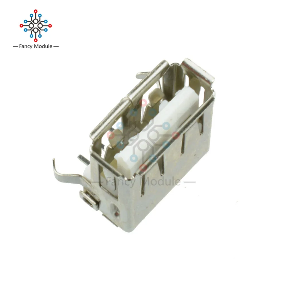 10 шт. гнездовой разъем USB Type A/F 90 градусов разъем|connector f|connector femaleconnector degree |