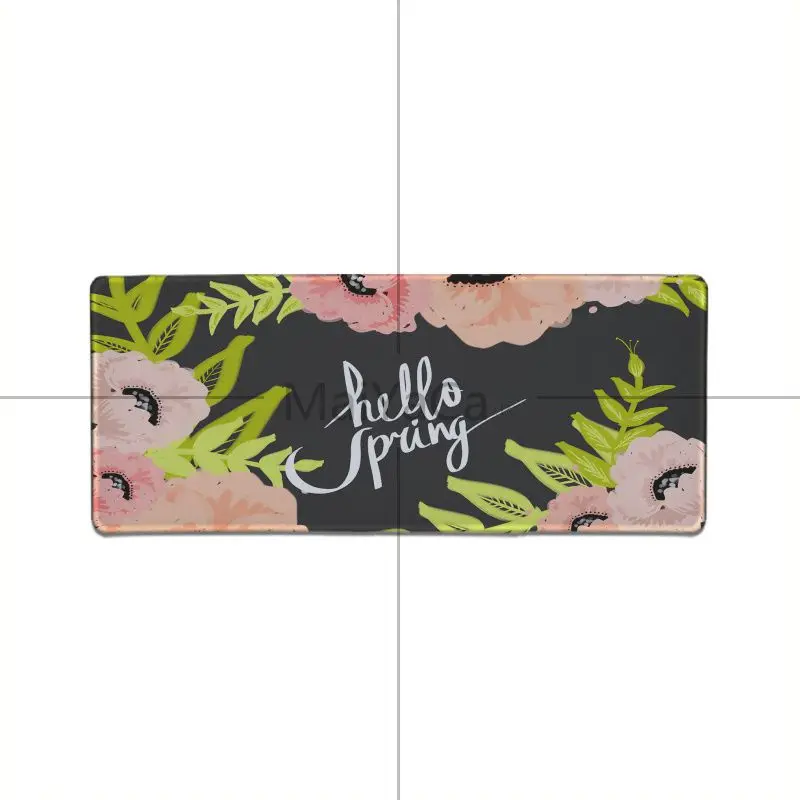 Подарочный коврик для девочки Maiyaca Hello spring красивые обои офисные мыши геймерский