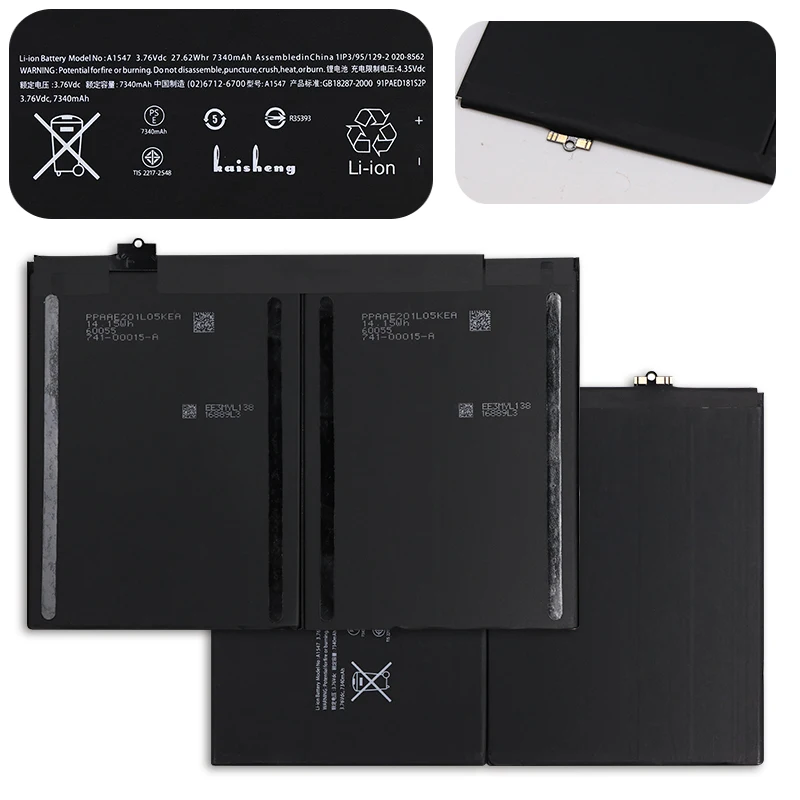 Mcdark для iPad 6/Air 2 ноутбука Замена батарей большой Ёмкость 7340 mAh Резервное копирование Bateria для iPad 6/Air 2 A1547 A1566 A1567