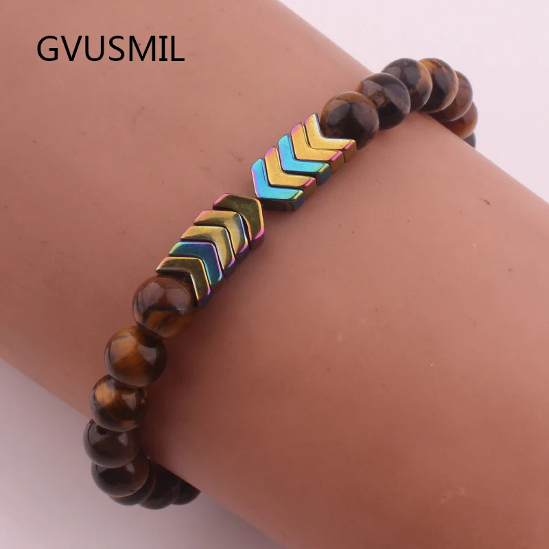 GVUSMIL Прямая поставка оптовая продажа тигровый глаз камень мужской натуральный