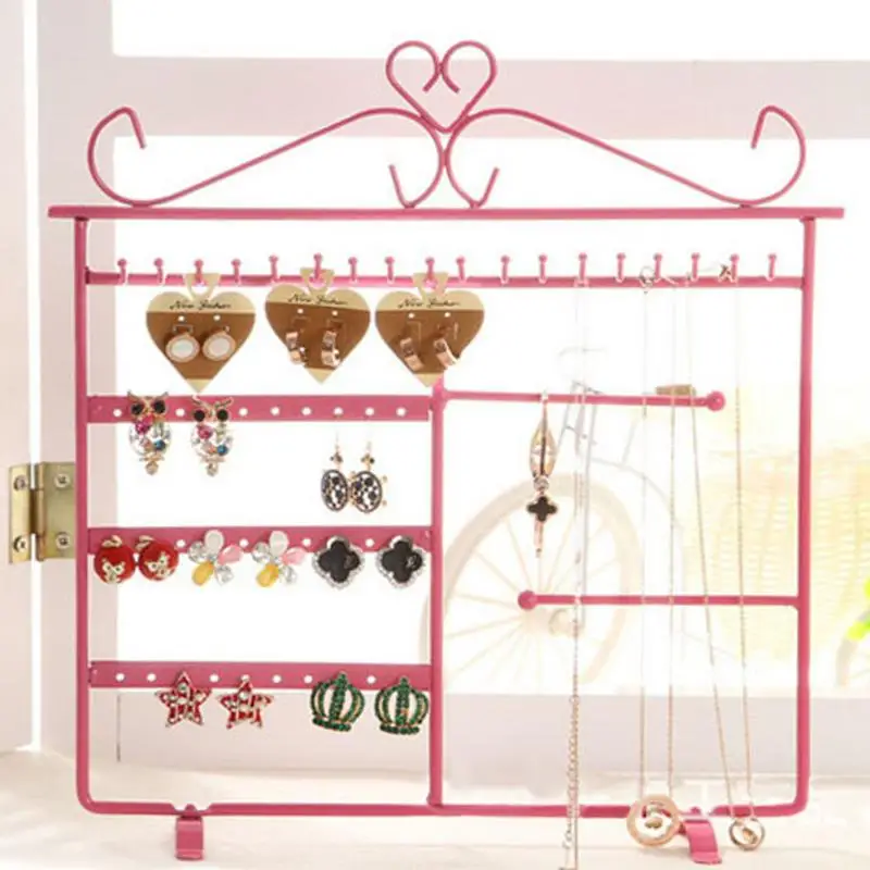 Ювелирные изделия дисплей ожерелье серьги гвоздики ювелирные хранения висячий