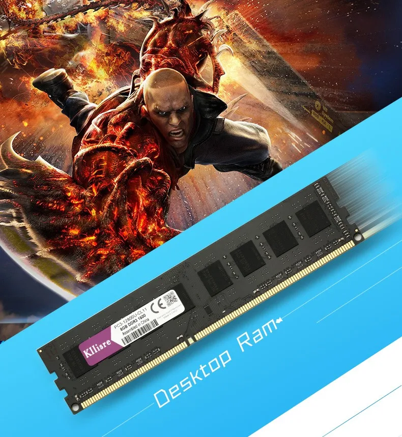 Kllisre DDR3 8 Гб 1600 МГц 1333 МГц оперативная память Настольный ПК DIMM