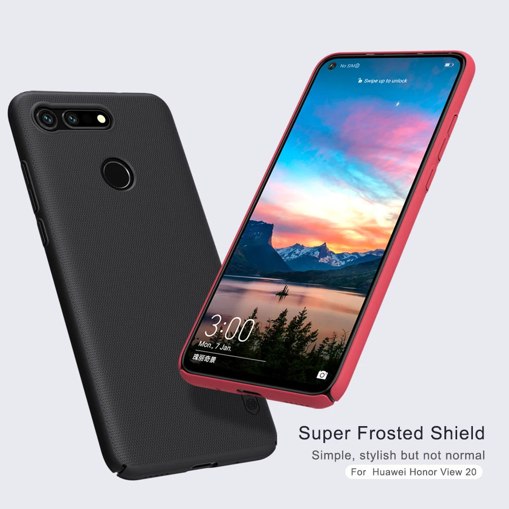 Чехол Nillkin для huawei Honor View 20, Матовый экран, жесткая задняя крышка из ПК чехол для huawei Honor V20 View 20, 6,4 дюйма
