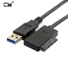 USB 3,0 к 7 + 6 13pin slim Sata адаптер кабель для ноутбука Cd DVD Rom Оптический привод