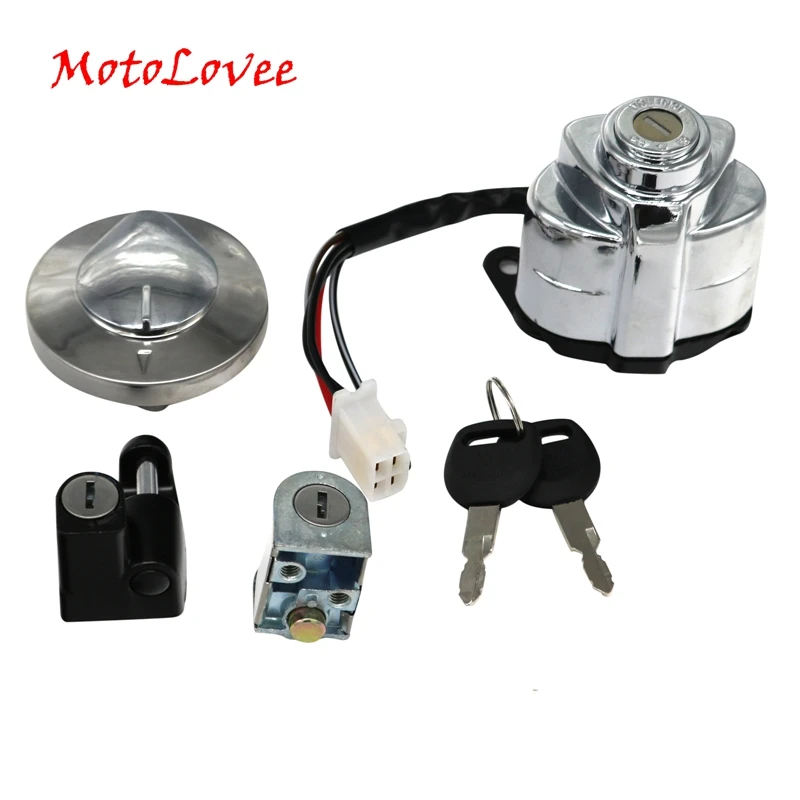 Motolovee Motorcycle Switches Bullet Connector Handlebar Switches Button Connector Push Button Switch Motorbike Accessories