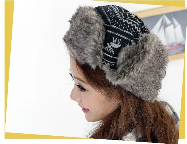 4H814 Foreign trade of high quality warm Bomber Hats 2014 FREE SHIPPING Winter hat | Аксессуары для одежды