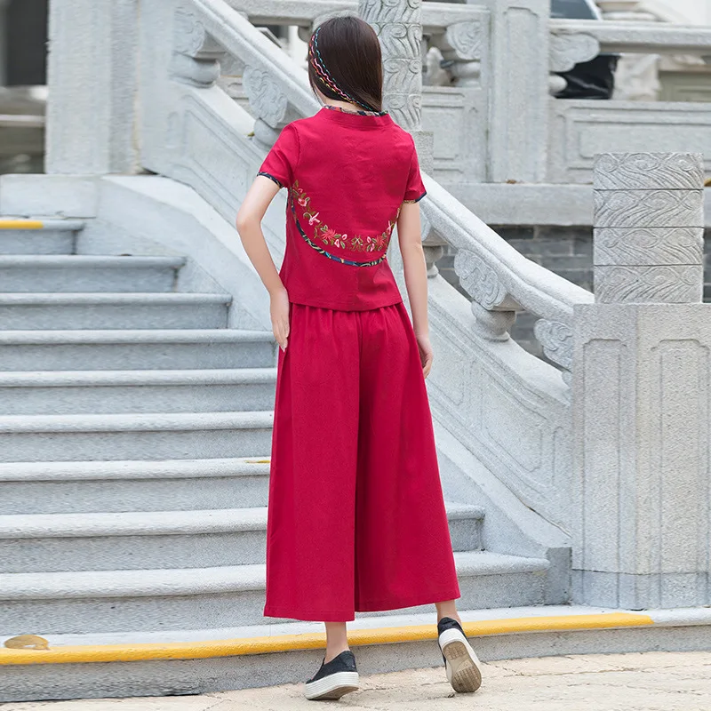 Традиционная китайская одежда для женщин cheongsam Топ воротник-стойка Женские топы