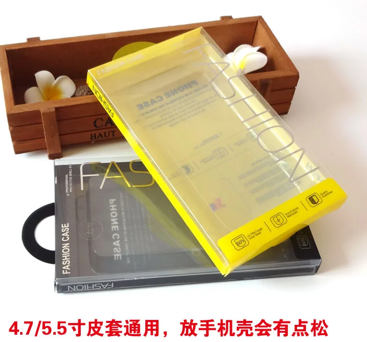 500 шт. Оптовая универсальная пластиковая кристальная PVC торговая упаковка пустые упаковочные коробки коробка чехол для iPhone 7 и выше.