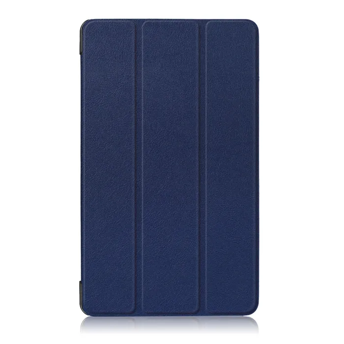 Чехол из ПУ для huawei Mediapad T3 7 7,0 3g BG2-U01 7 дюймов+ 2 шт. пленка для экрана в подарок - Цвет: Синий