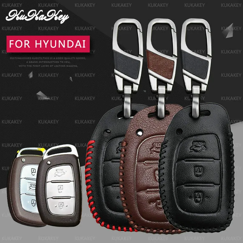 Чехол для автомобильного ключа из натуральной кожи Hyundai Hb20 I30 IX20 IX25 IX35 Solaris tucson 2017 |