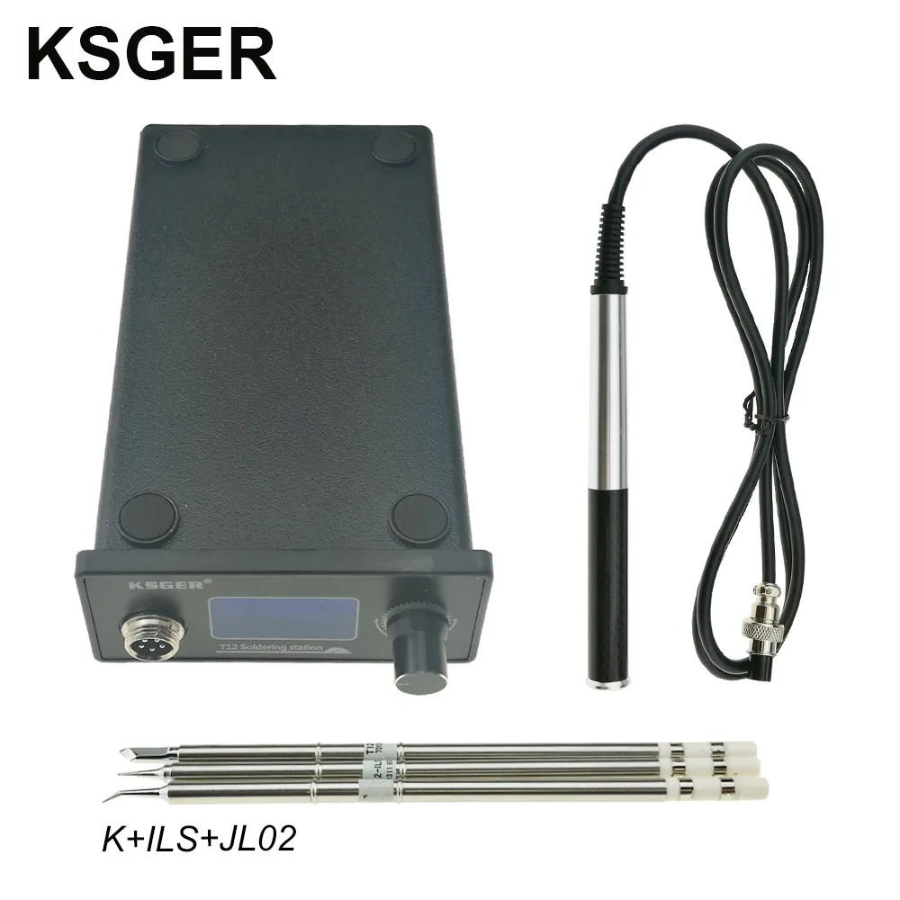 SET 5 KSGER STM32 OLED V2.1S T12 паяльная станция DIY наборы цифровой контроллер температуры электронные сварочные паяльники - Цвет: SET 5