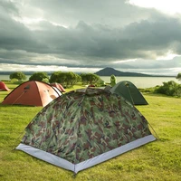 Недорогая палатка камуфляжного цвета. #5