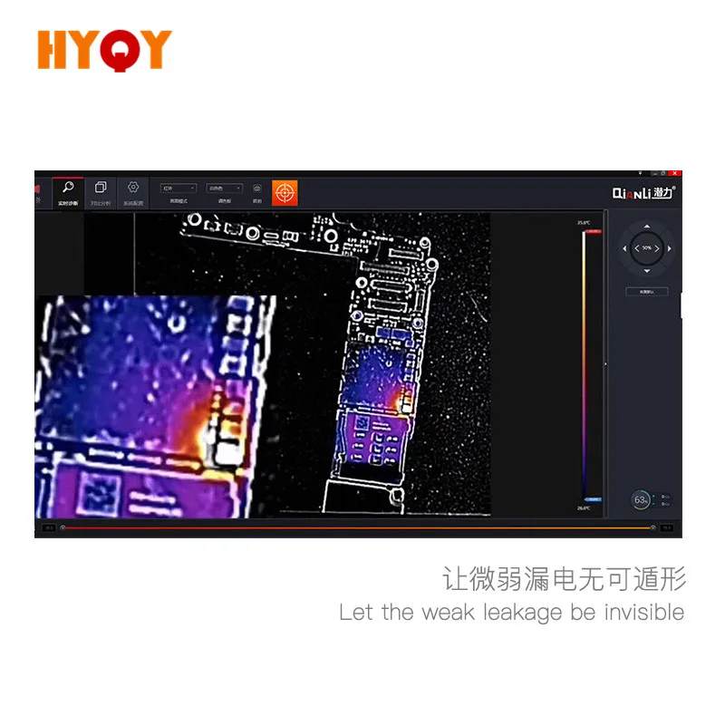 QIANLI тепловизор камера детектор для мобильного телефона PCB устранения проблем утечки тока быстрый диагностический инструмент
