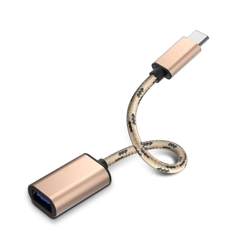 OTG Type C к USB 3 0 адаптер Быстрая зарядка зарядное устройство кабель для передачи
