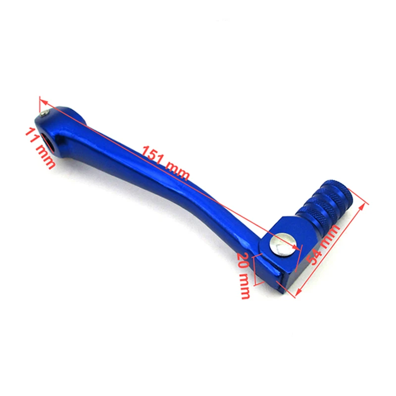 XLSION сплав складной CNC синий рычаг переключения передач для 50cc 110cc 125cc 140cc 150cc 160cc GPX