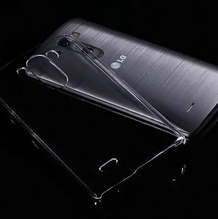 Для LG G3 Случае Мода Crystal Clear Hard PC Чехол Optimus D850 D855 Ультра Тонкий Мобильный Телефон