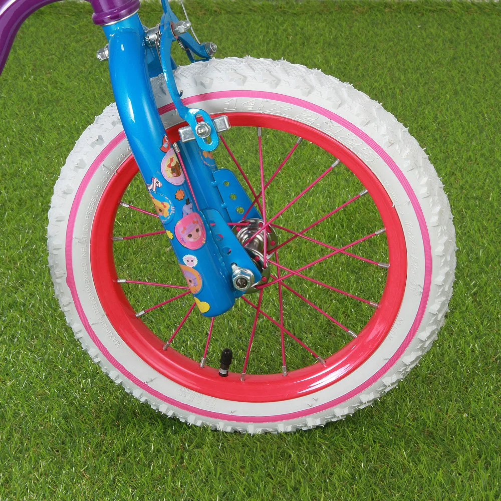 Велосипед 14 ''Супер маленькая девочка красный и розовый велосипед с