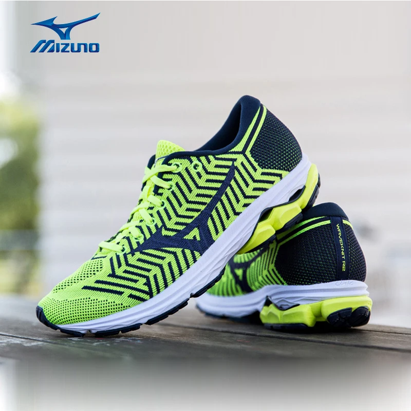 MIZUNO Для Мужчин's WAVEKNIT R2 подушка амортизатора кроссовки носить мужчин J1GC182912