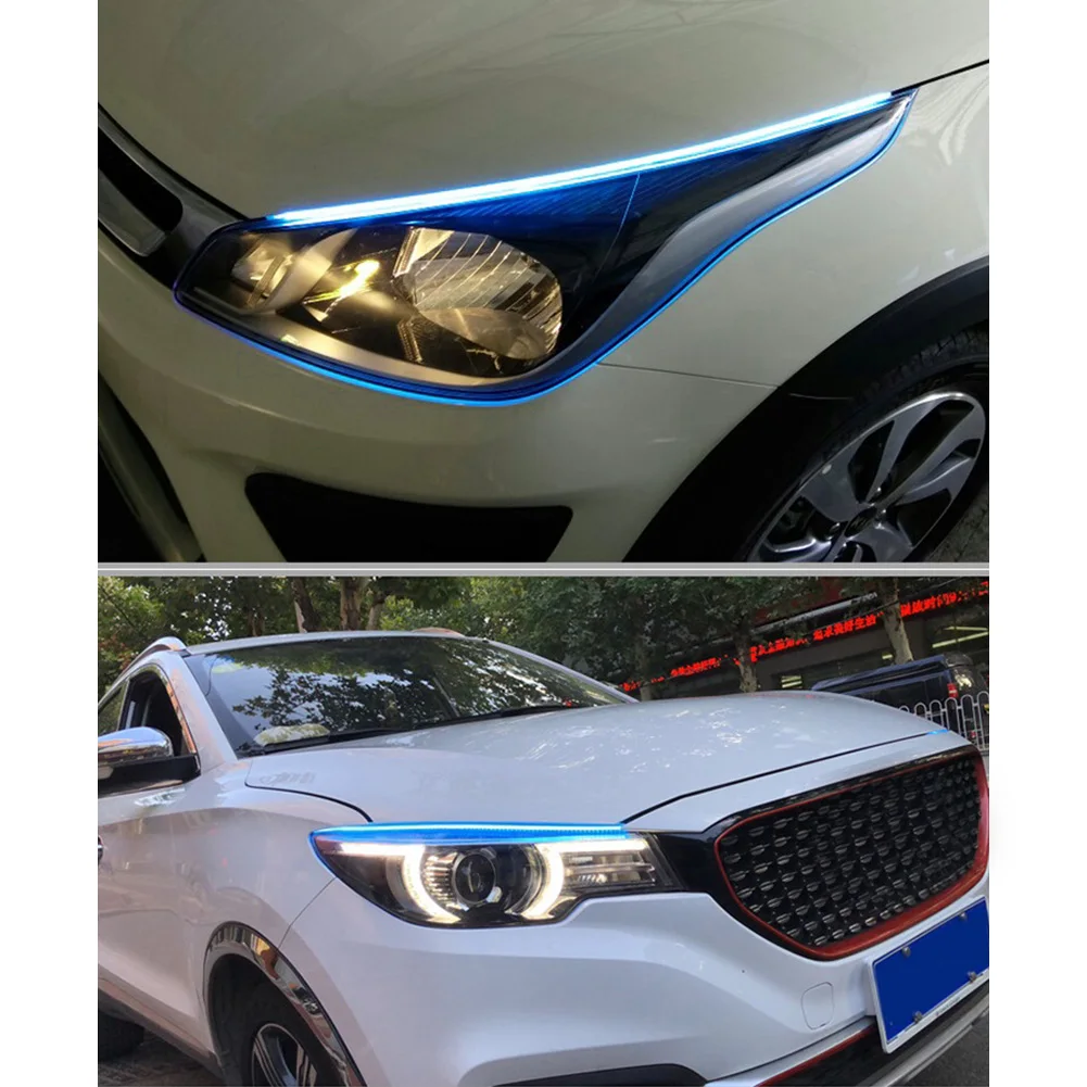 Универсальная автомобильная фара сигнал поворота дневные ходовые светодиодные