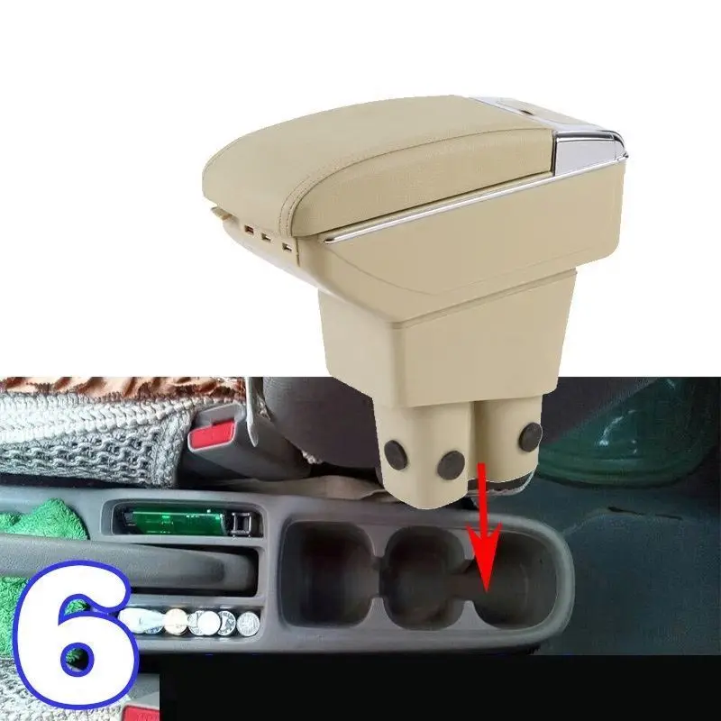 Модернизированный аксессуары модификации подлокотник стайлинга автомобилей