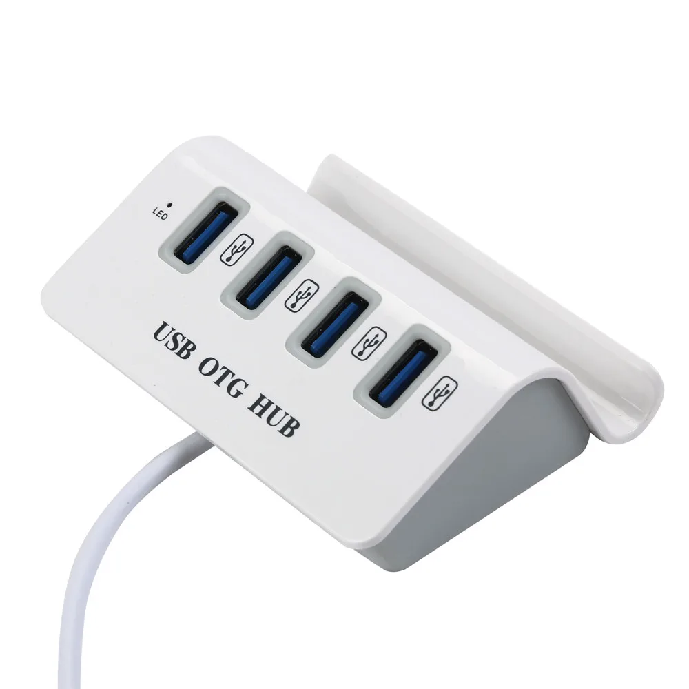 4 порта USB 2 0 зарядная станция Micro OTG концентратор адаптер для планшета док-станция