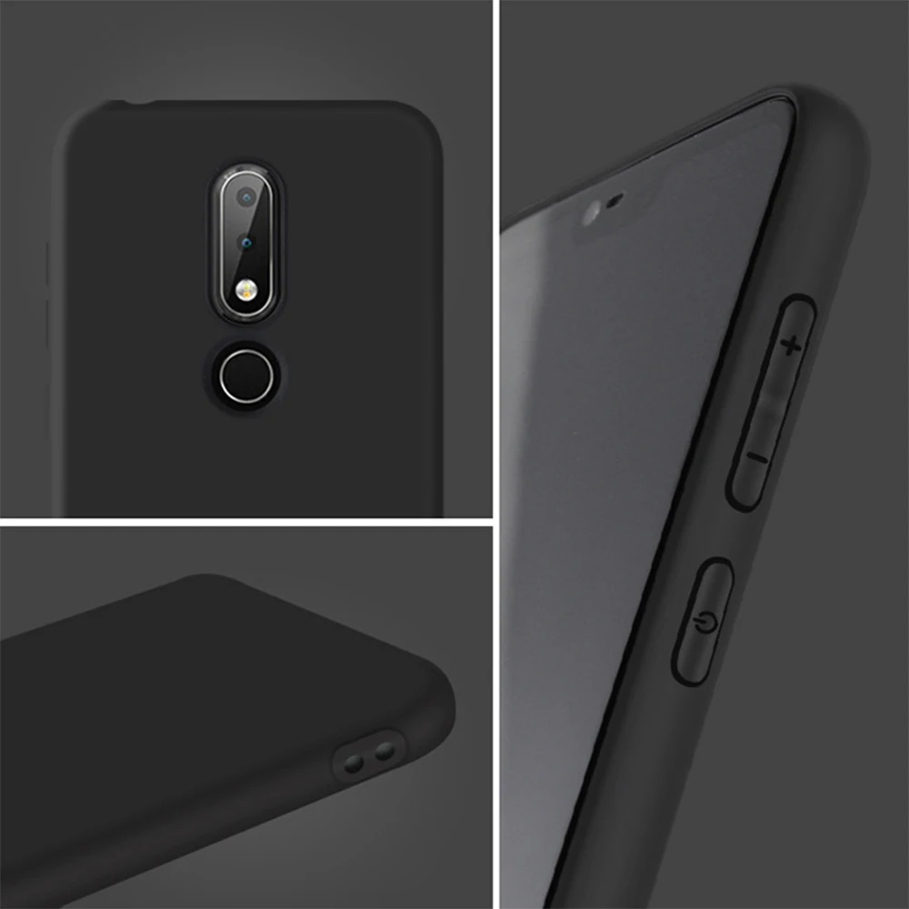 Для Nokia 6 1 7 X5 X6 X7 8 Мягкий защитный чехол для 5 9 силиконовый бампер 2018 Plus | Мобильные