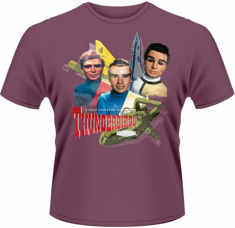 Thunderbirds 'Tracy Brothers '(Gerry Anderson) 60's Футболка новый и официальный|Мужские футболки| |