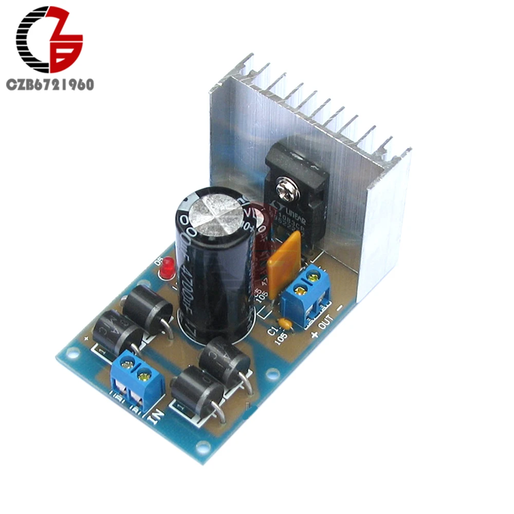 LT1083 Регулируемый Модуль источника питания и компоненты DIY Kit electronic|lt1083 power|electronic