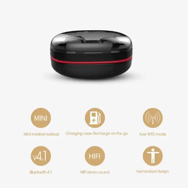 DACOM K6H/K6H PRO TWS наушники настоящие беспроводные Bluetooth наушники мини невидимый в ухо наушник гарнитура для iPhone